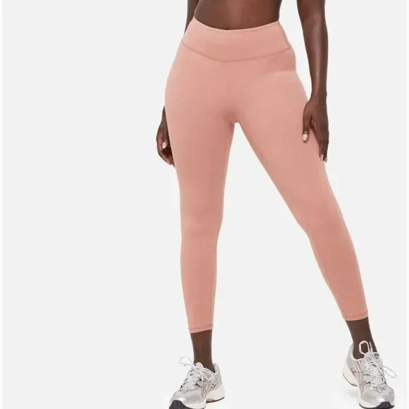 MATE The Label Leggings Womens 2X Rose Terracotta Stretch NEW Organic Cotton - Picture 9 of 10